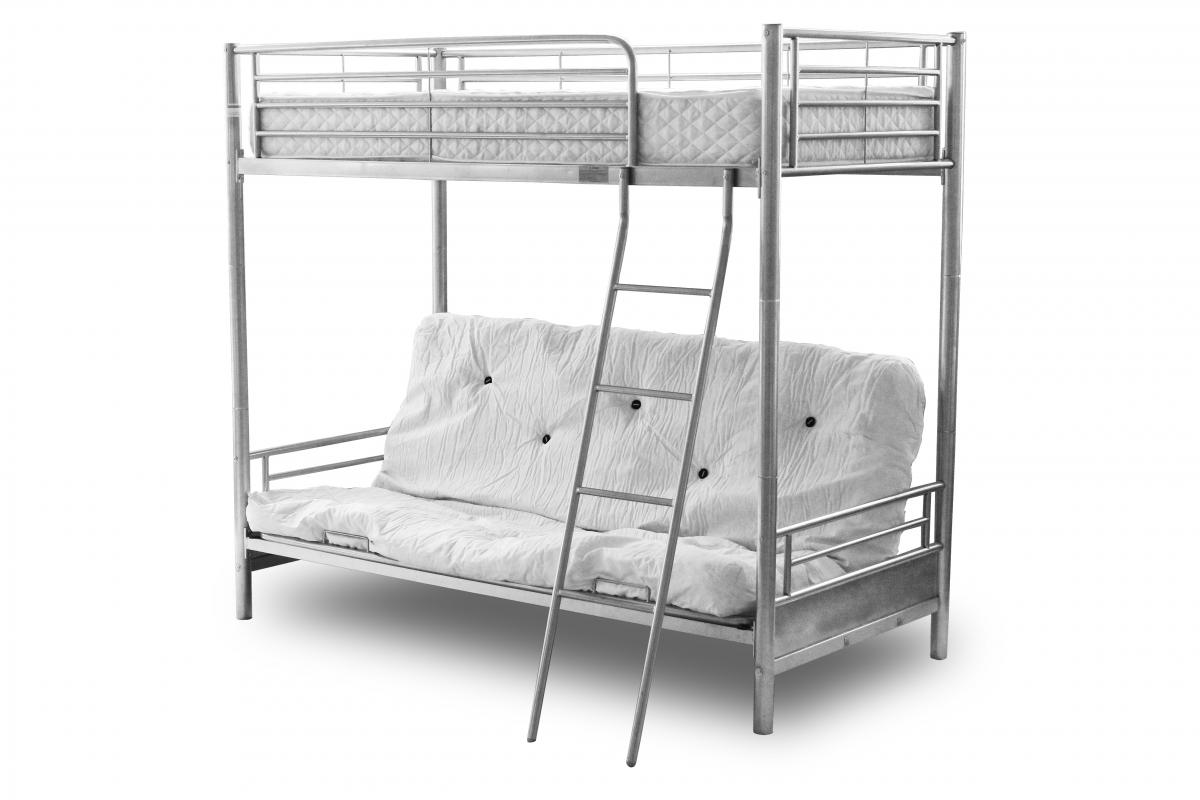 alaska futon bunk bed with mattress
